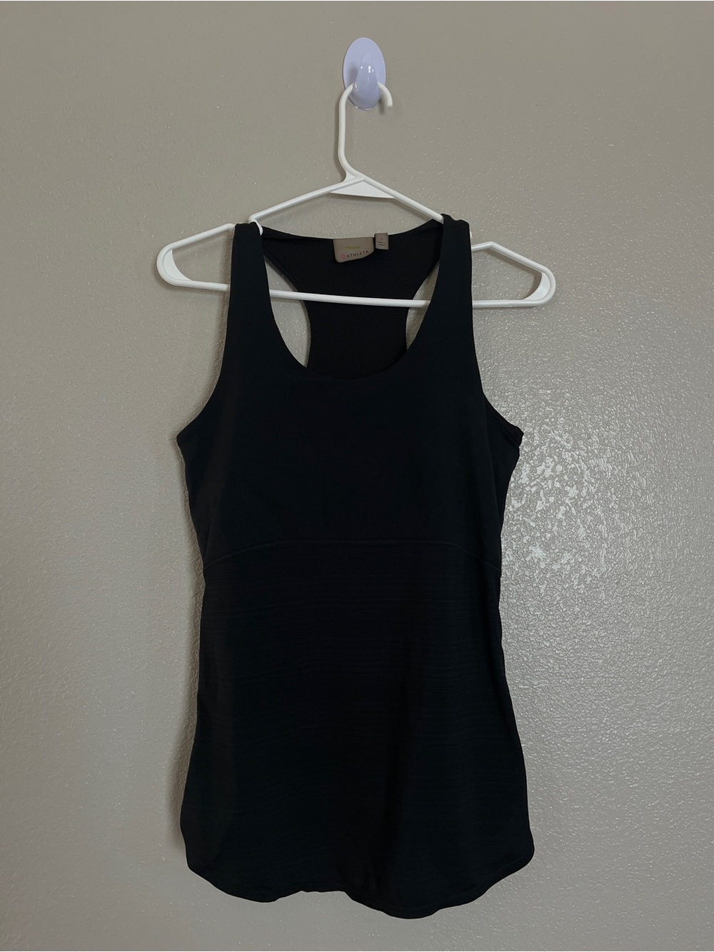 Athleta Black Racerback Tank Top size s for women’s